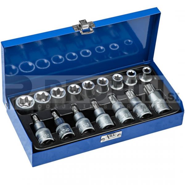 Komplet torx nastavkov 17-delni set